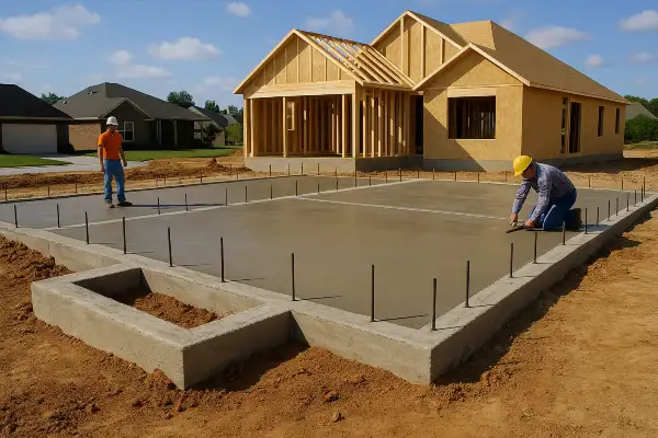 a new house concrete foundation from Mr. Concrete Construction San Antonio in Schertz, TX - Schertz TX a new house concrete foundation from Mr. Concrete Construction San Antonio in Schertz, TX - Schertz TX