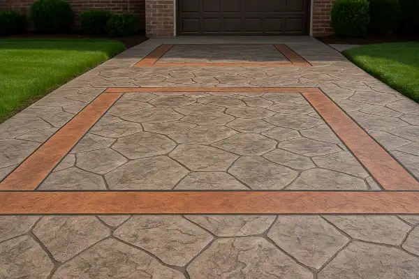 a brand new finished stamped concrete patio from Mr. Concrete Construction San Antonio in San Antonio, TX - Sidewalk Repair a brand new finished stamped concrete patio from Mr. Concrete Construction San Antonio in San Antonio, TX - Sidewalk Repair