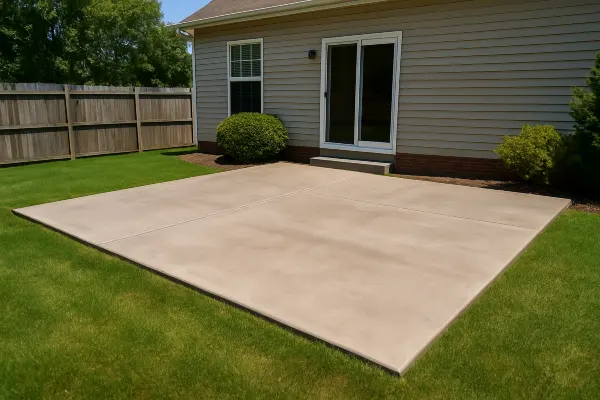 a house featuring a concrete patio from Mr. Concrete Construction San Antonio in San Antonio, TX - Sidewalk Repair a house featuring a concrete patio from Mr. Concrete Construction San Antonio in San Antonio, TX - Sidewalk Repair